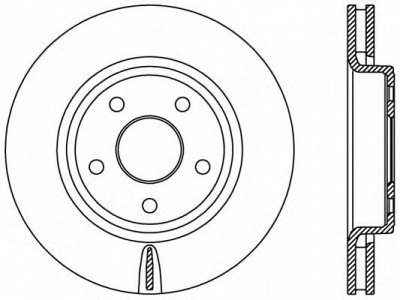 OPEN PARTS bdr244520 -  Тормозной диск
